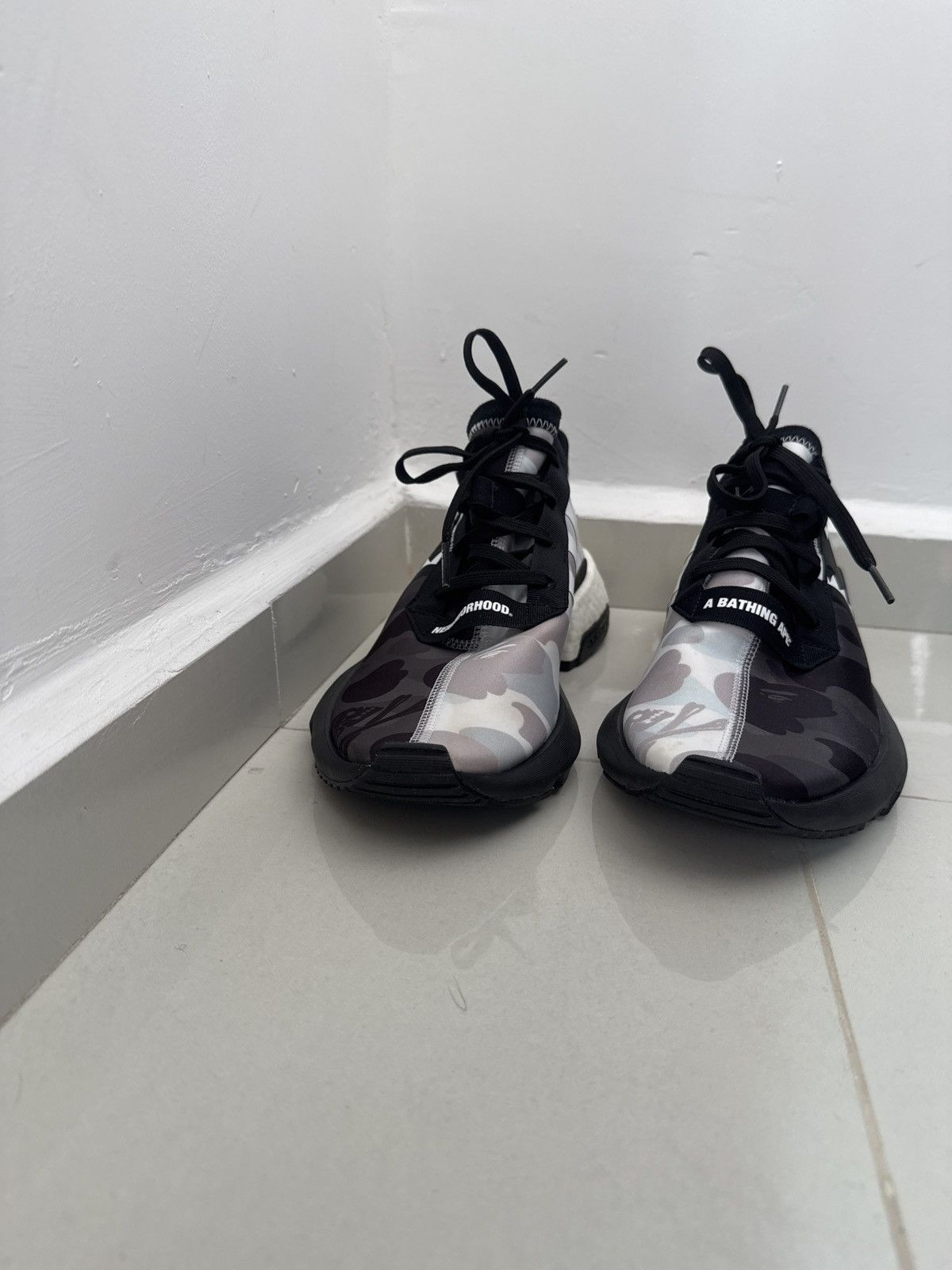Adidas × Bape × Neighborhood adidas x bape x neigborhood Size US 10 / EU 43 - 2 Thumbnail