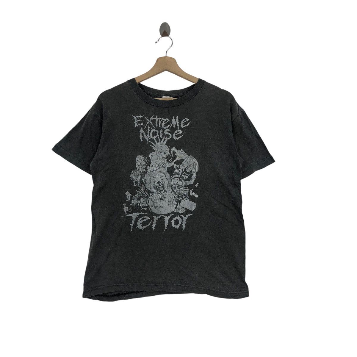 Band Tees × Vintage Vintage 90s Extreme Noise Terror Tee Shirt Metal Band Size US M / EU 48-50 / 2 - 1 Thumbnail