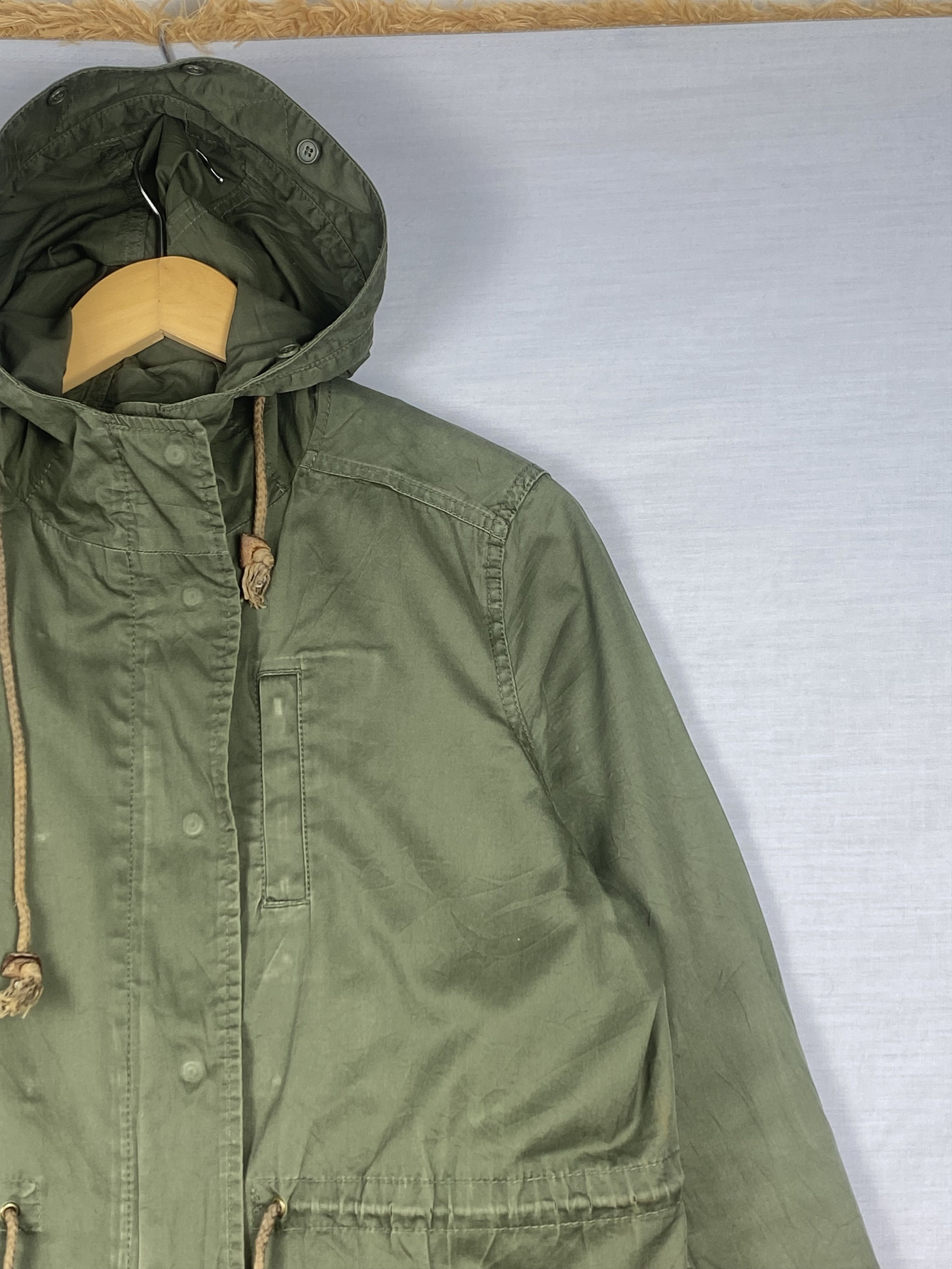 Japanese Brand Vintage Japanese Quilted Lining Zip Up Parka Jacket Size US M / EU 48-50 / 2 - 2 Thumbnail