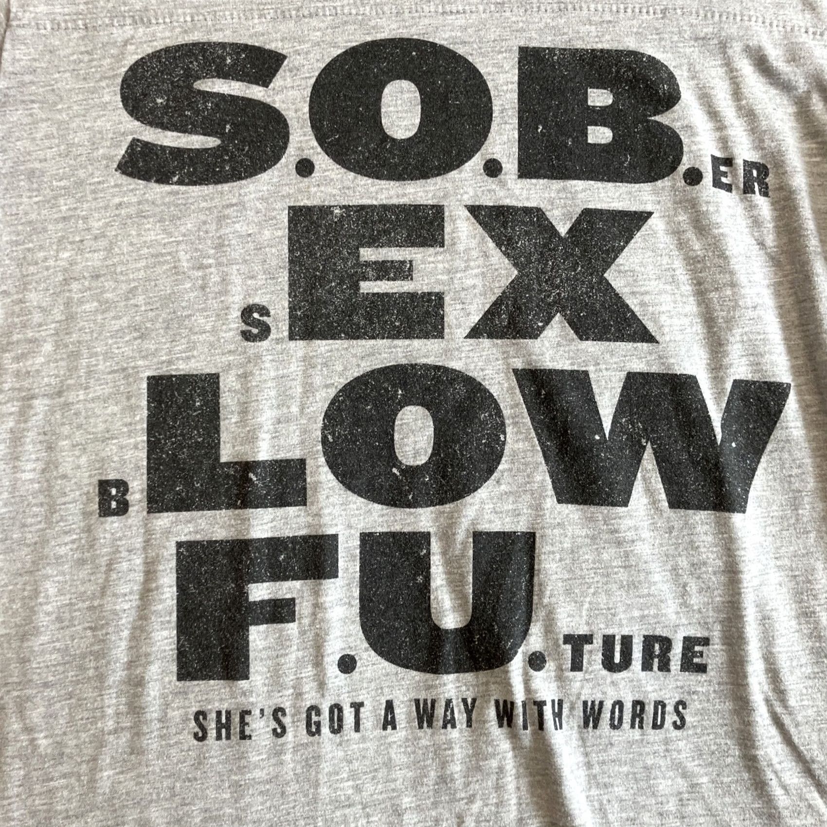 Vintage Blake Shelton Shirt Mens M Gray Graphic Tee Music Band She's Got a Way with Words Sober Sex Blow Future Size US M / EU 48-50 / 2 - 2 Thumbnail
