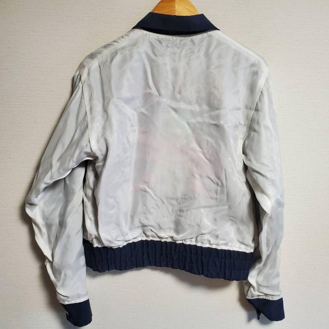 KOZABURO KOZABURO Satin Reversible Souvenir Jacket Navy 1 Size US S / EU 44-46 / 1 - 8 Thumbnail
