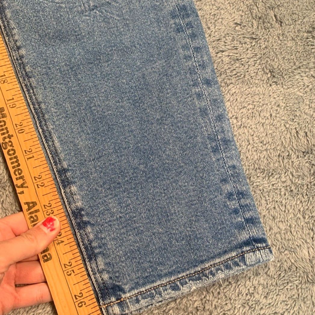 American Eagle Outfitters American Eagle Outfitters Mom Straight Jeans Women Blue Size 2 Regular Straight Jeans Size 26" / US 2 / IT 38 - 3 Thumbnail