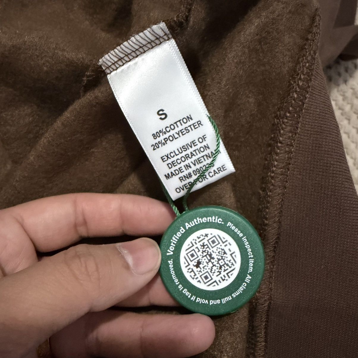 Fear of God FEAR OF GOD ESSENTIAL RAINDRUM BROWN HOODIE Size US S / EU 44-46 / 1 - 4 Thumbnail
