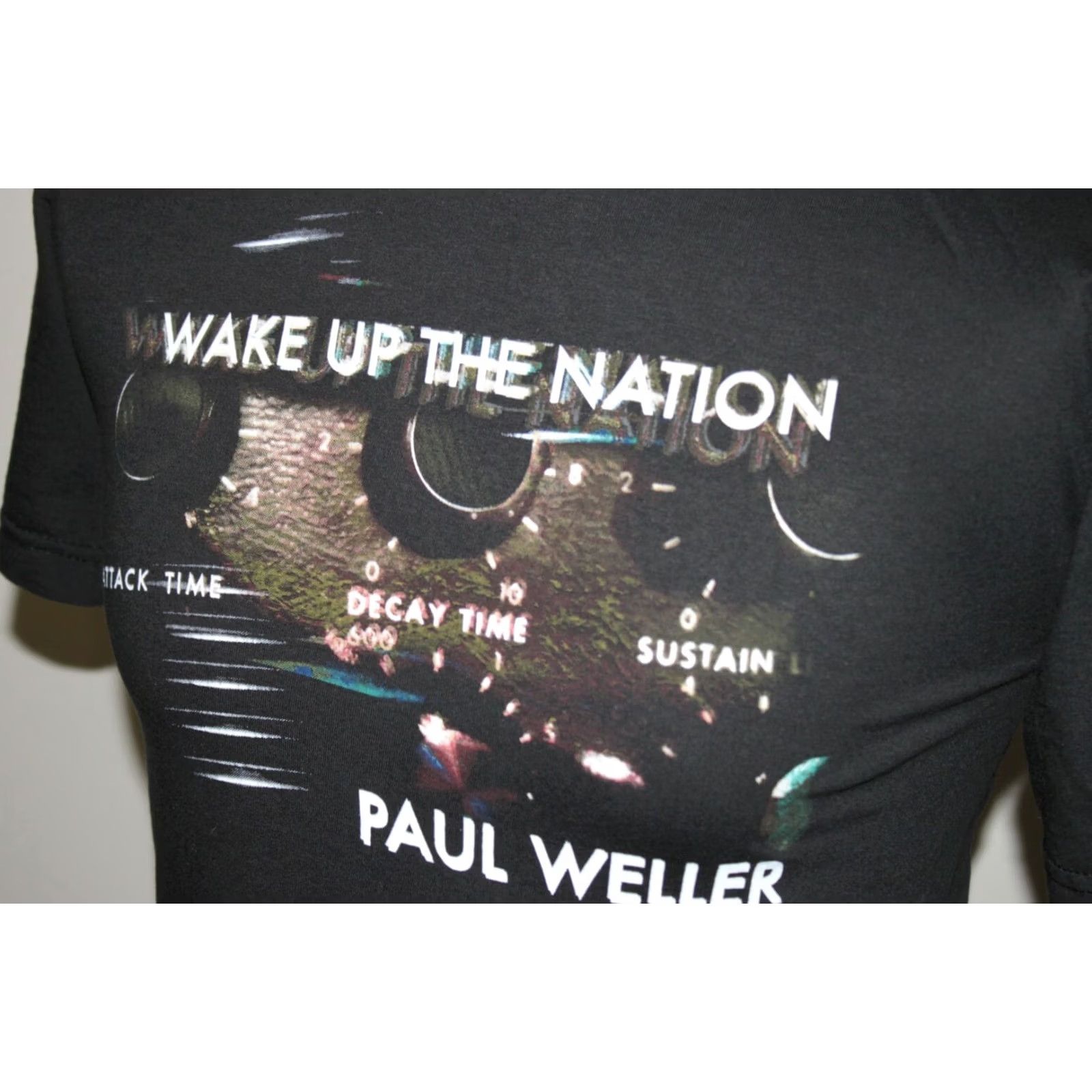 Vintage Paul Weller Europe Tour 2010 rock shirt Size S Black Mens T-Shirt Wake up the nation Size US S / EU 44-46 / 1 - 2 Thumbnail