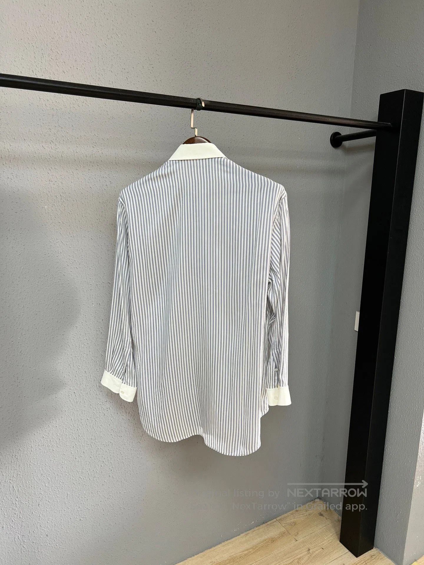 Celine Celine Arc de Triomphe Striped Shirt. Size XS / US 0-2 / IT 36-38 - 2 Thumbnail