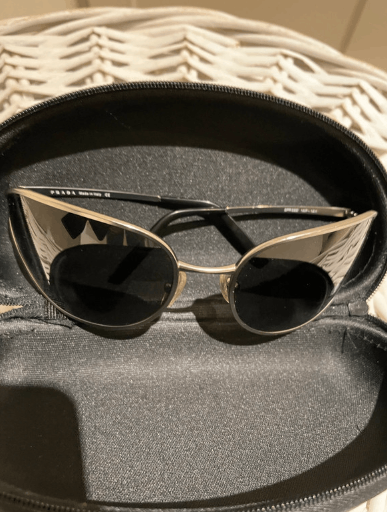 Prada × Vintage PRADA Sunglasses Rimless Sport Metal Frame Shield Wrap Size ONE SIZE - 1 Thumbnail