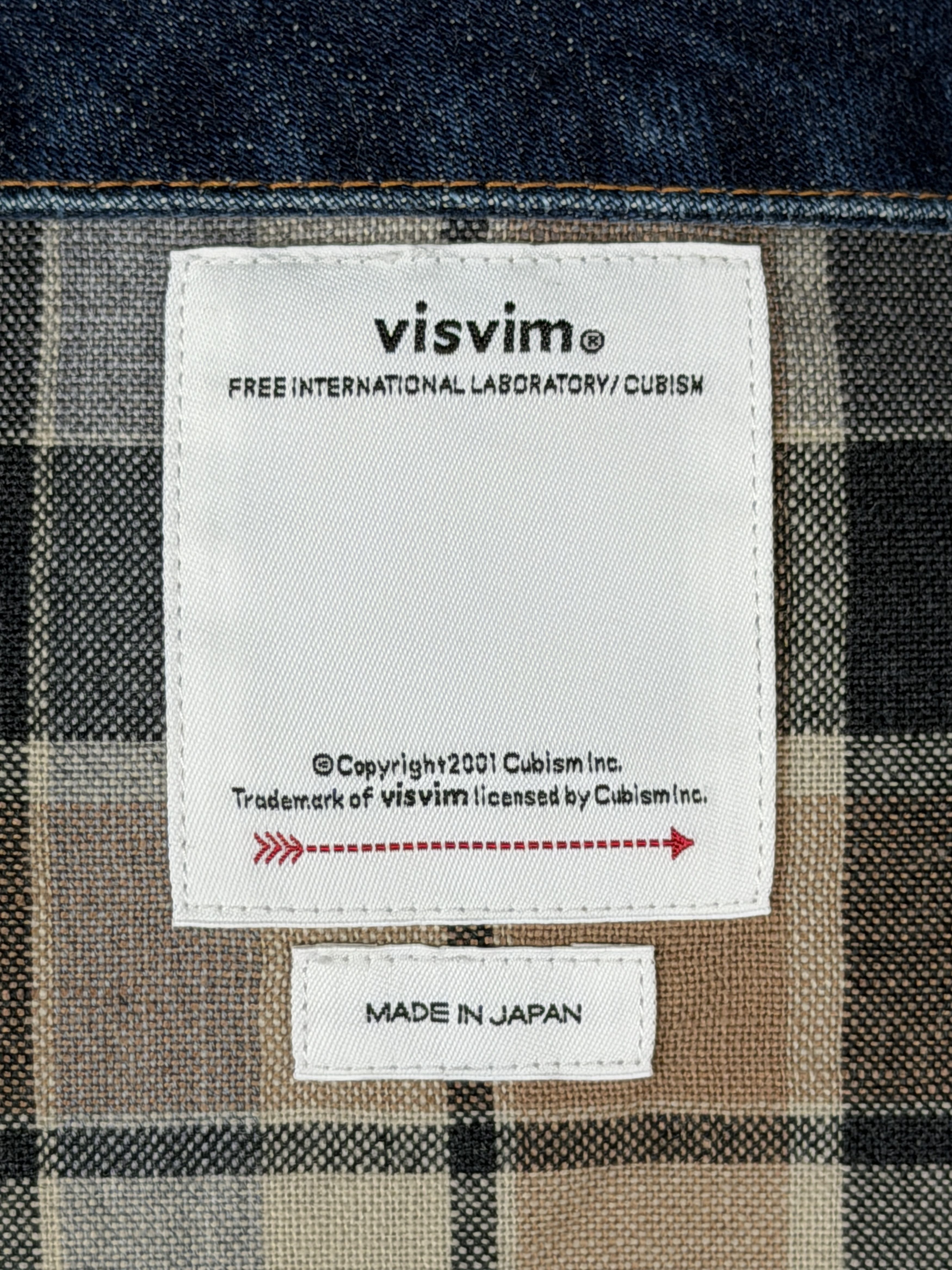Visvim SS25 101X JKT DMGD (Check) Size US XXL / EU 58 / 5 - 13 Thumbnail