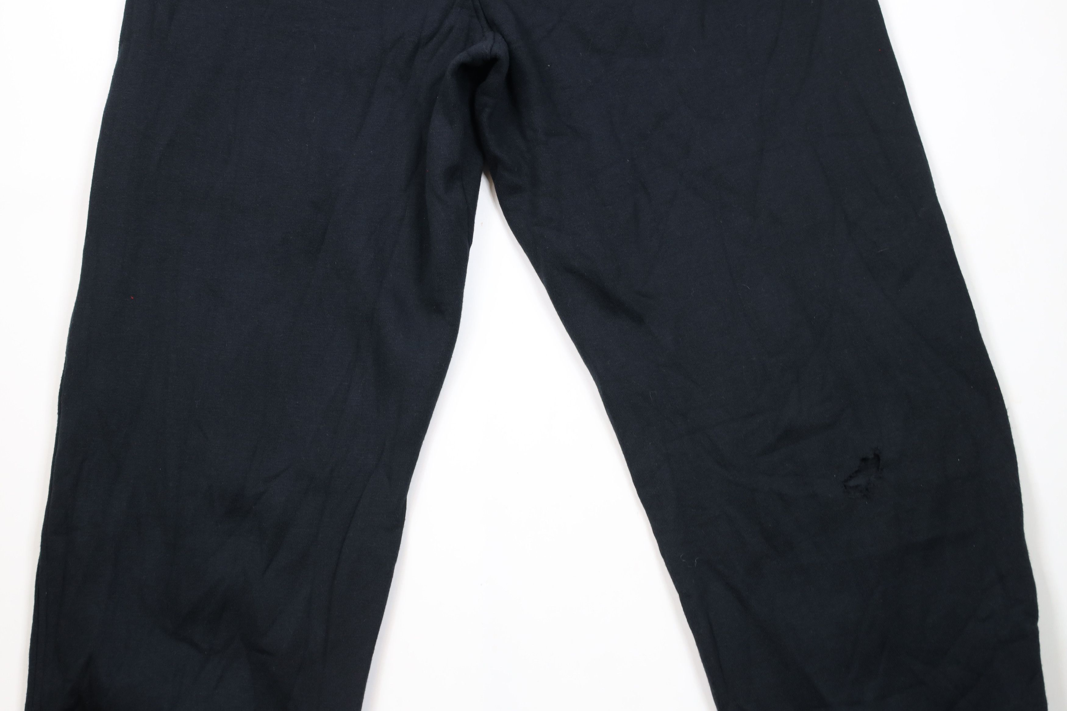 Vintage Vintage 90s Streetwear Heavyweight Sweatpants Joggers Black Size US 38 / EU 54 - 10 Thumbnail