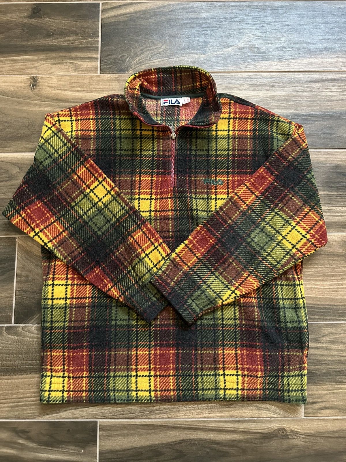 Fila × Vintage Vintage 80s Fila quarter zip jacket Size US L / EU 52-54 / 3 - 1 Thumbnail