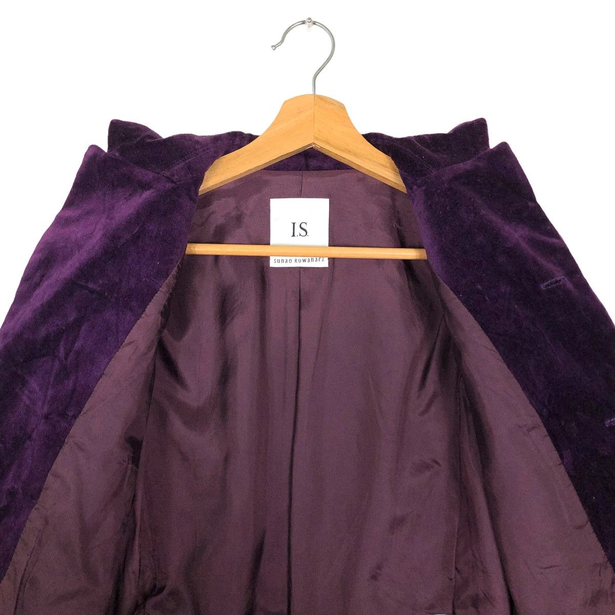 Issey Miyake 🔥VELVET DOUBLE BREAST COATS JACKET IS SUNOA KUWAHARA JAPAN Size US M / EU 48-50 / 2 - 11 Thumbnail