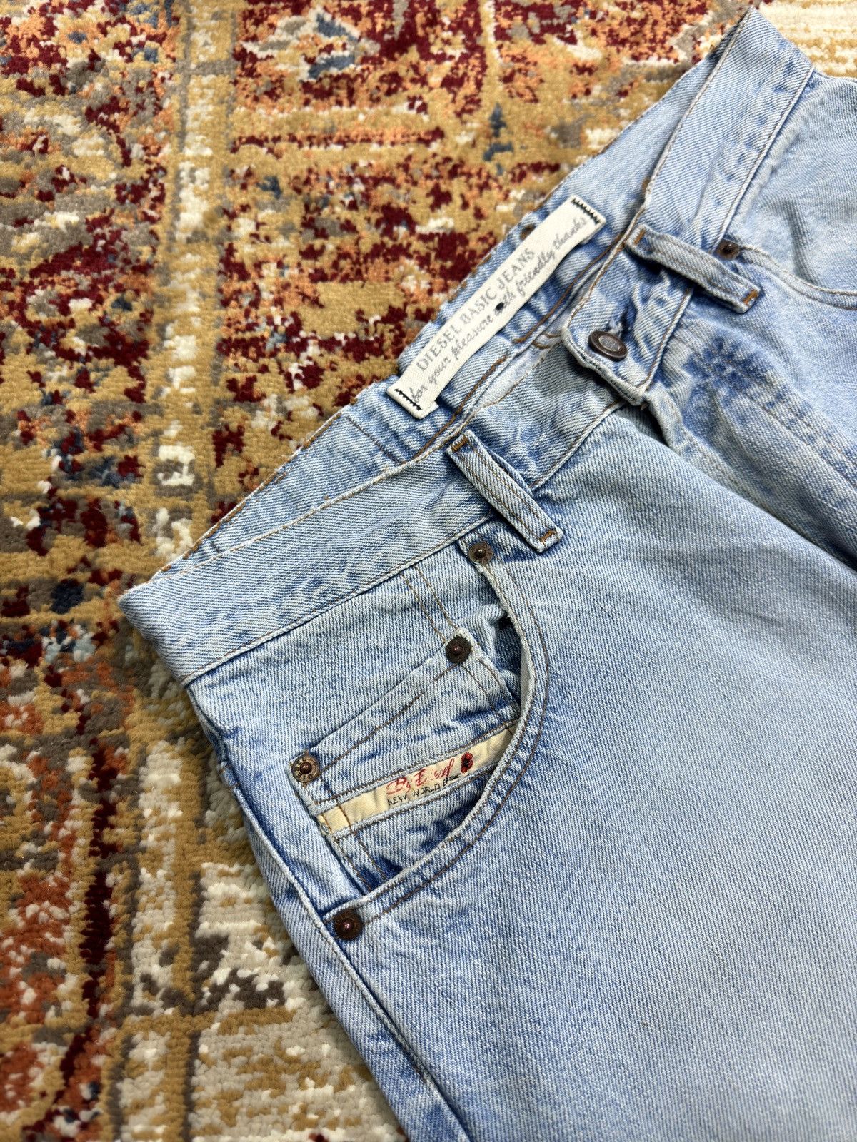 Diesel 90s Baggy Diesel Wide Jeans Pants Bootcut Y2K Size US 32 / EU 48 - 3 Thumbnail