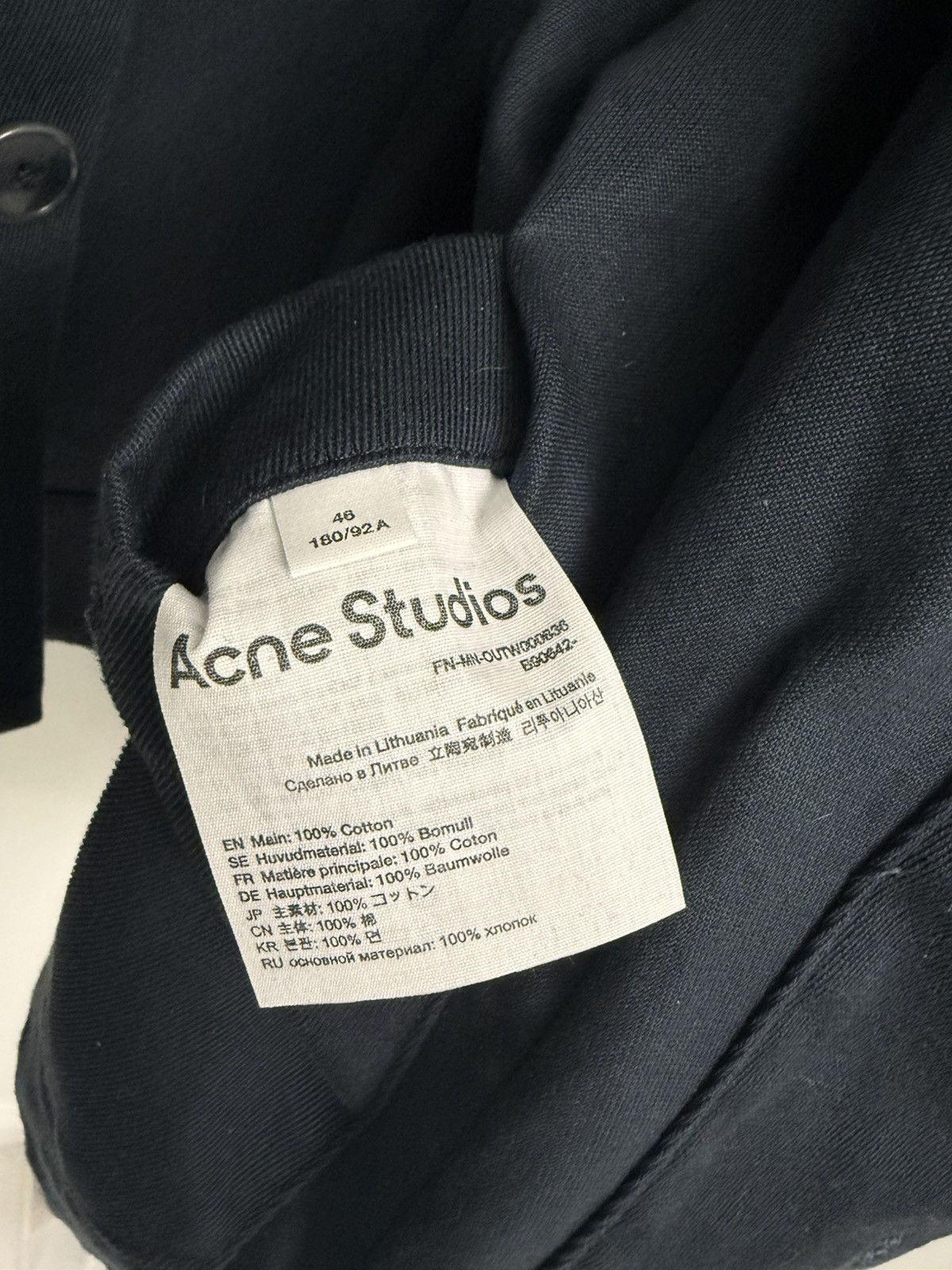 Acne Studios Acne Studios Casual Jacket Size US L / EU 52-54 / 3 - 4 Thumbnail