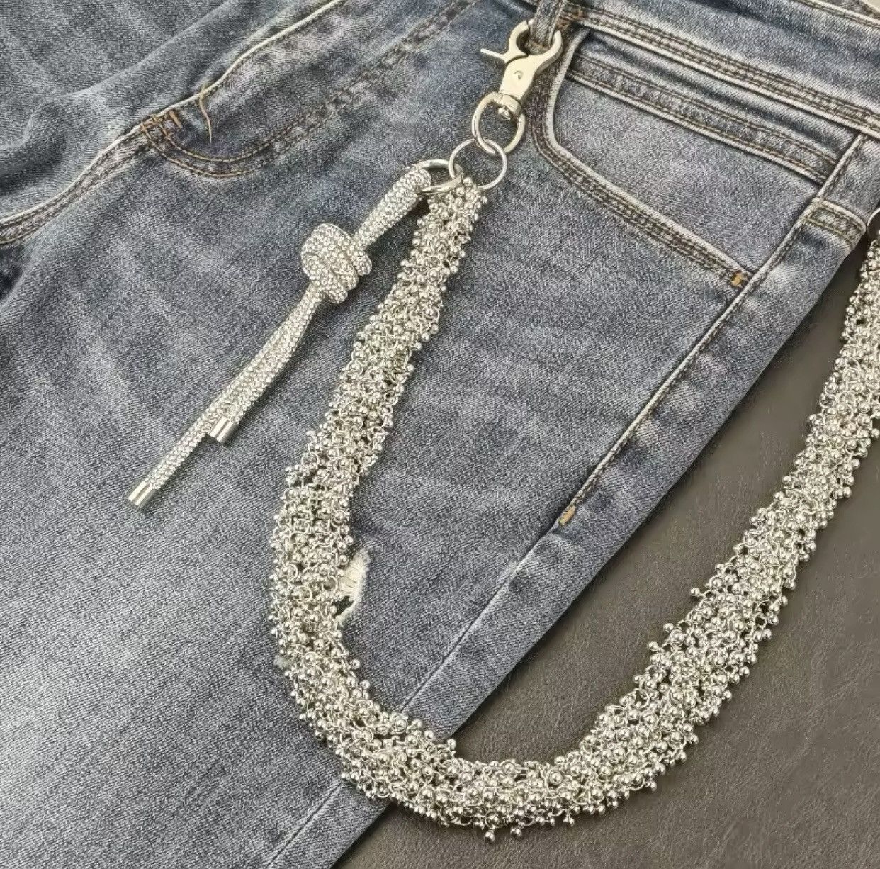 Vintage Model Concise Hip Hop Pants Chain Size ONE SIZE - 5 Thumbnail