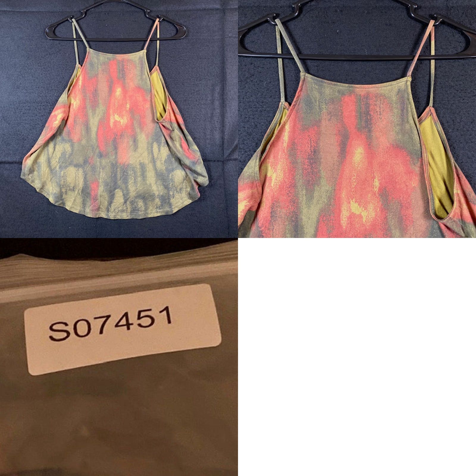 Anthropologie Anthropologie Silence + Noise Tank Geometric Tie Dye VNeck Size M / US 6-8 / IT 42-44 - 8 Thumbnail