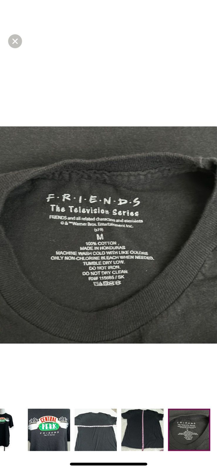 Warner Bros Friends Warner bros medium Central Park tee Size M / US 6-8 / IT 42-44 - 4 Thumbnail