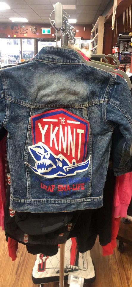 Designer Cute Kids' Yikanino 5/6TDenim Jacket with Patches Size US XXS / EU 40 - 2 Thumbnail
