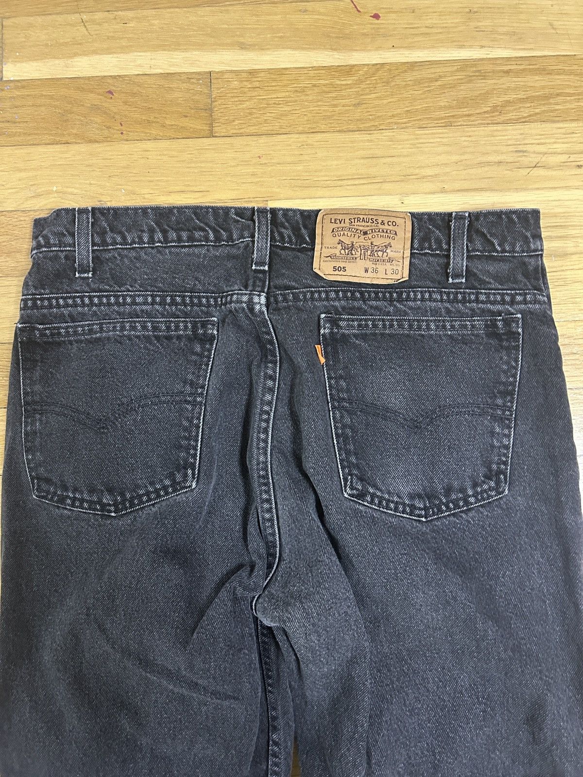 Levi's Vintage orange tab Black Levis Size US 34 / EU 50 - 2 Thumbnail