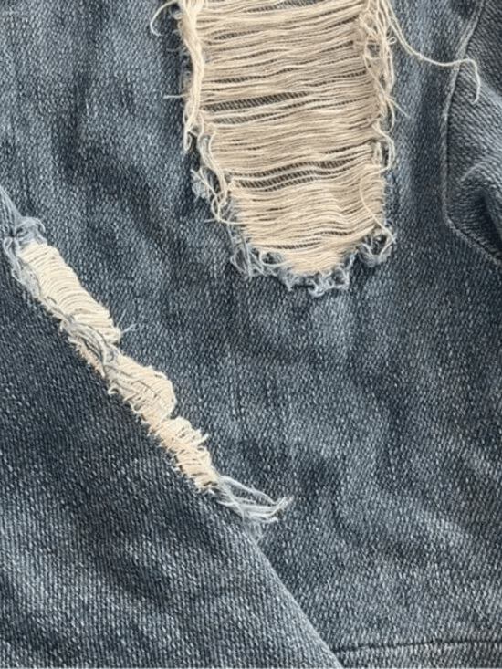 Other Ksenia Schnaider FW 2018 RTW Distressed Denim Sweater Size S / US 4 / IT 40 - 14 Thumbnail