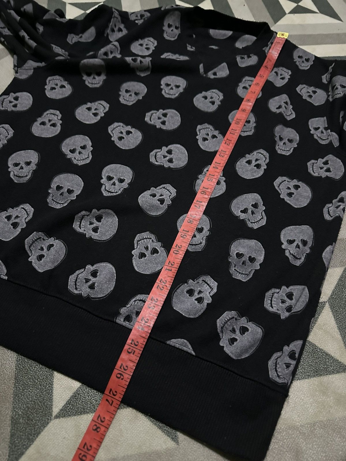 Japanese Brand st scott skull fullprinted sweatshirt Size US L / EU 52-54 / 3 - 7 Thumbnail