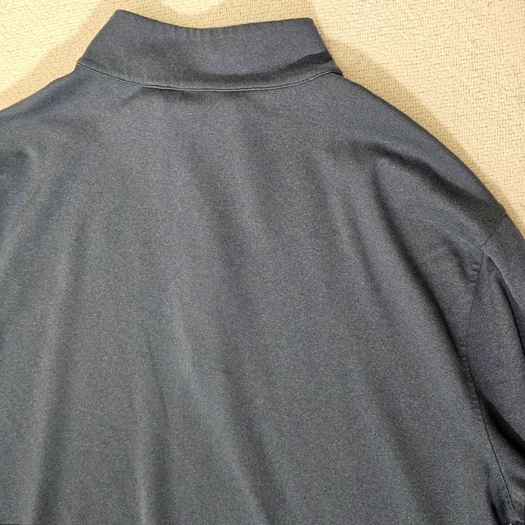 Vintage Walter Hagen Golf Shirt XL Mock Neck 1/4 Zip Pullover Blue Green Fleece Lined Activewear Mens Regular Size US XL / EU 56 / 4 - 7 Thumbnail