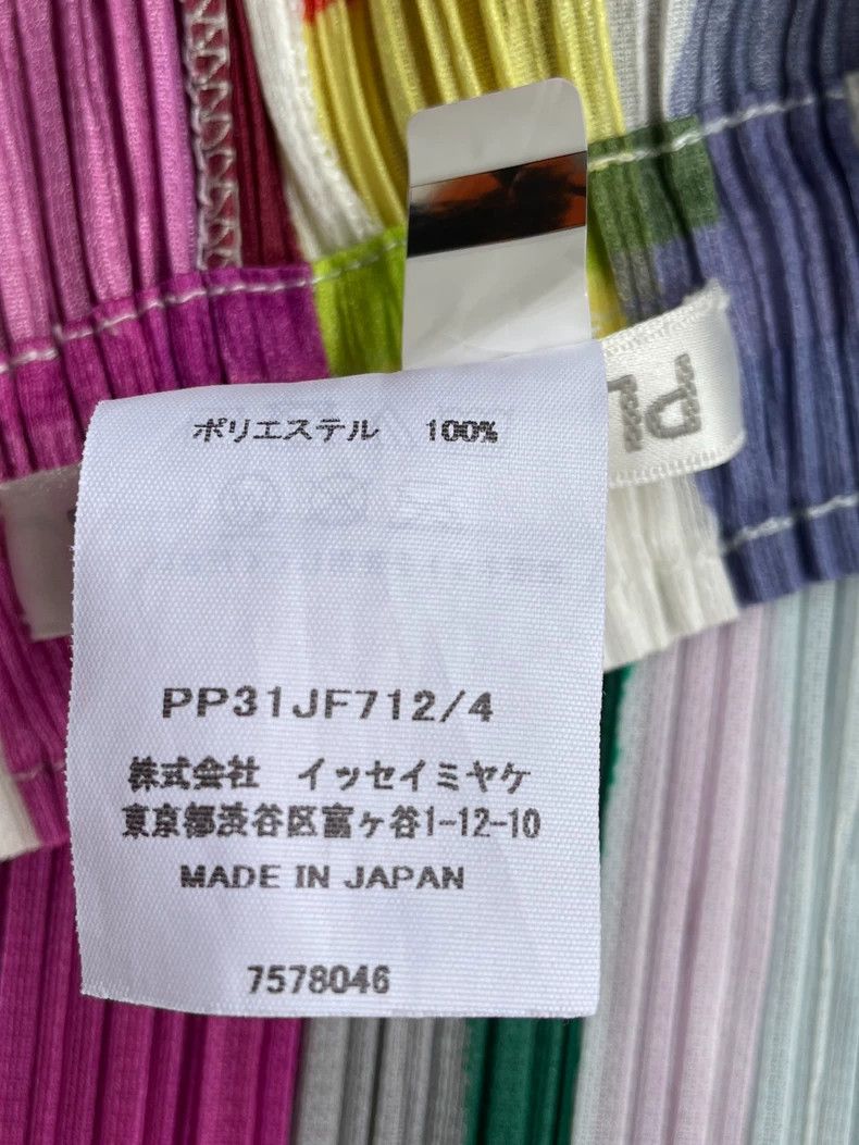 Issey Miyake Issey Miyake size:4 Colorful pleated striped pants Size 31" - 4 Thumbnail