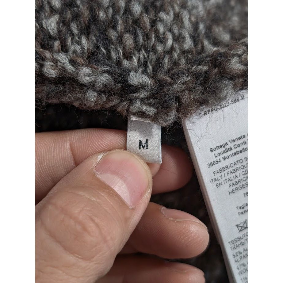 Bottega Veneta o1rshd1 Chunky Alpaca Knitwear Cardigan in Multicolor Size US M / EU 48-50 / 2 - 16 Thumbnail