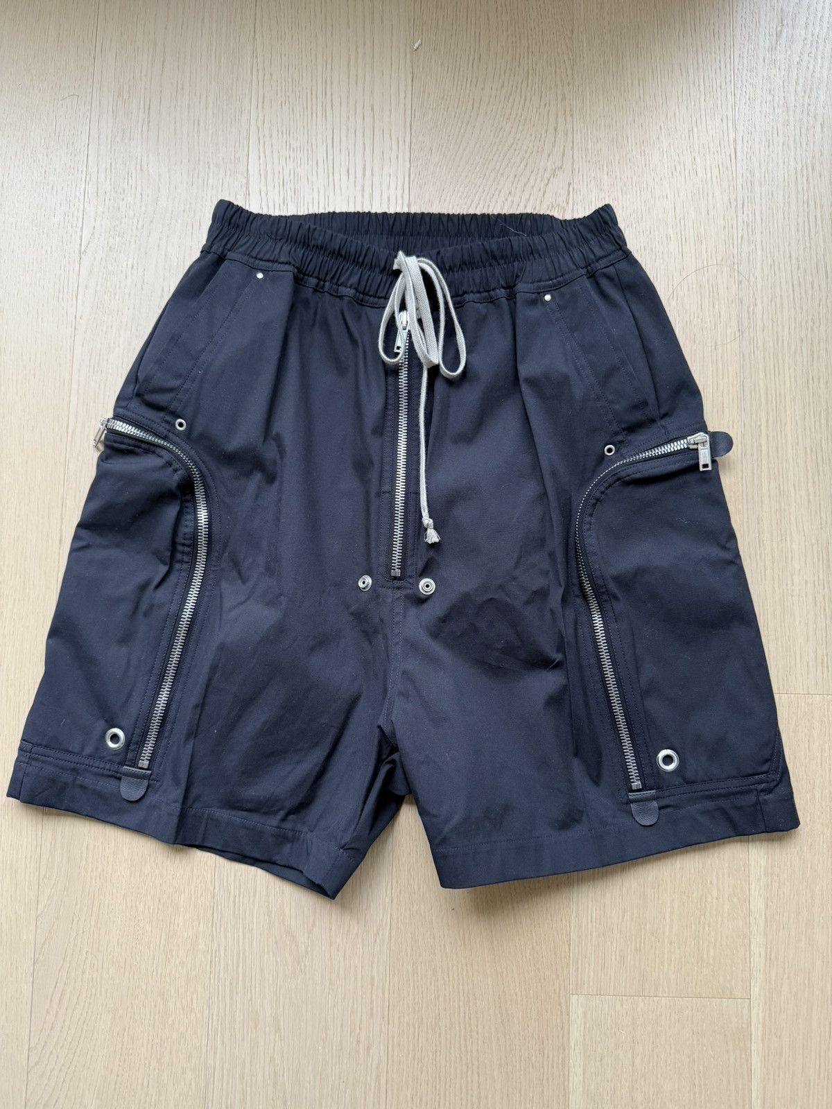 Rick Owens Fogachine Bauhaus Cargo Shorts White Men's - SS22