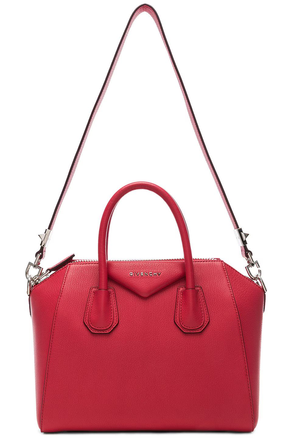 Givenchy o1srvl11e0824 Size: OS / Small Antigona Bag in Red Size ONE SIZE - 4 Thumbnail