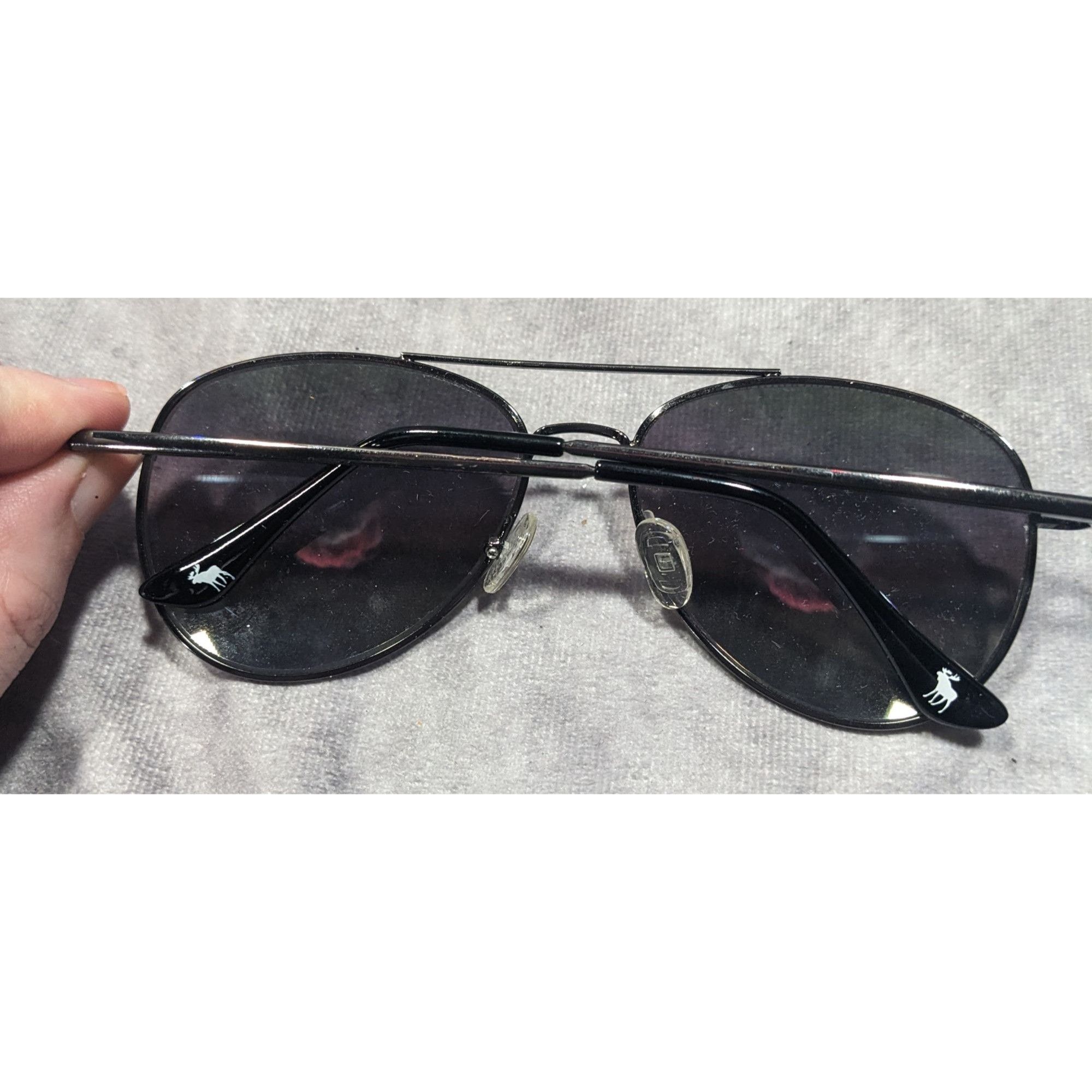 Abercrombie & Fitch Preppy Abercrombie Aviator Sunglasses With Rainbow Mirror Fi Size ONE SIZE - 8 Thumbnail