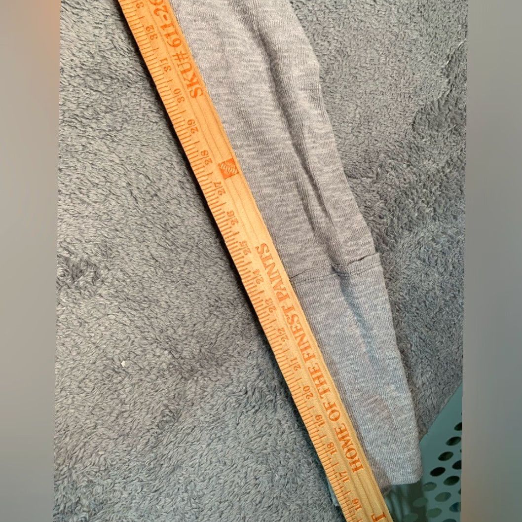 Free People Free People Gray Turtleneck Long Sleeve Split Back Medium T-Shirt Womens M Size M / US 6-8 / IT 42-44 - 6 Thumbnail