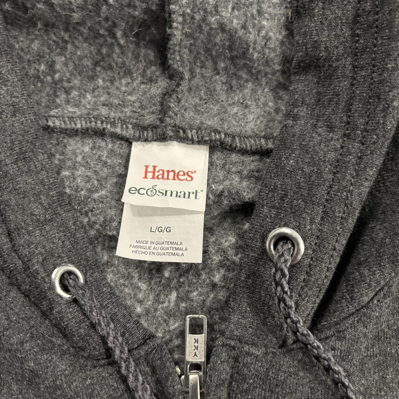 Vintage Crazy Vintage Y2K/2000s Dark Grey Blank Russell Style Essential Zip Up Hoodie! Size L Size US L / EU 52-54 / 3 - 6 Thumbnail