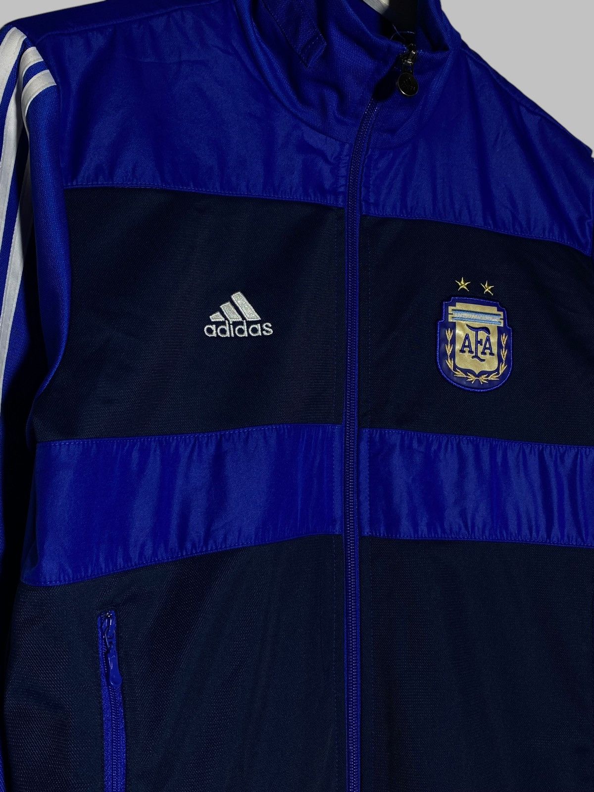 Adidas Adidas Argentina National Team 2010/11 Soccer Track Jacket Size US S / EU 44-46 / 1 - 4 Thumbnail