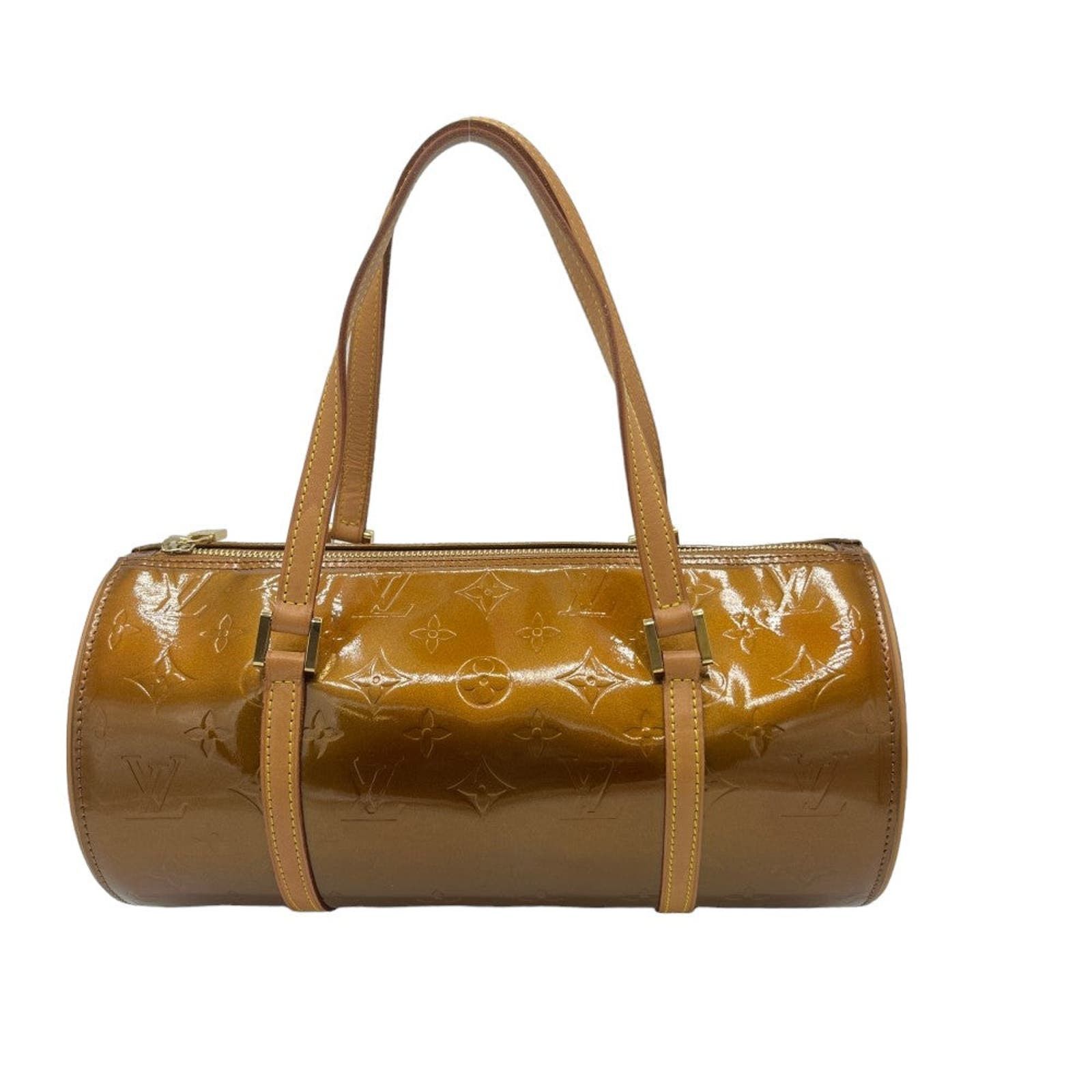 image of Louis Vuitton Handbag Bedford Verni Bronze / Brown, Women's
