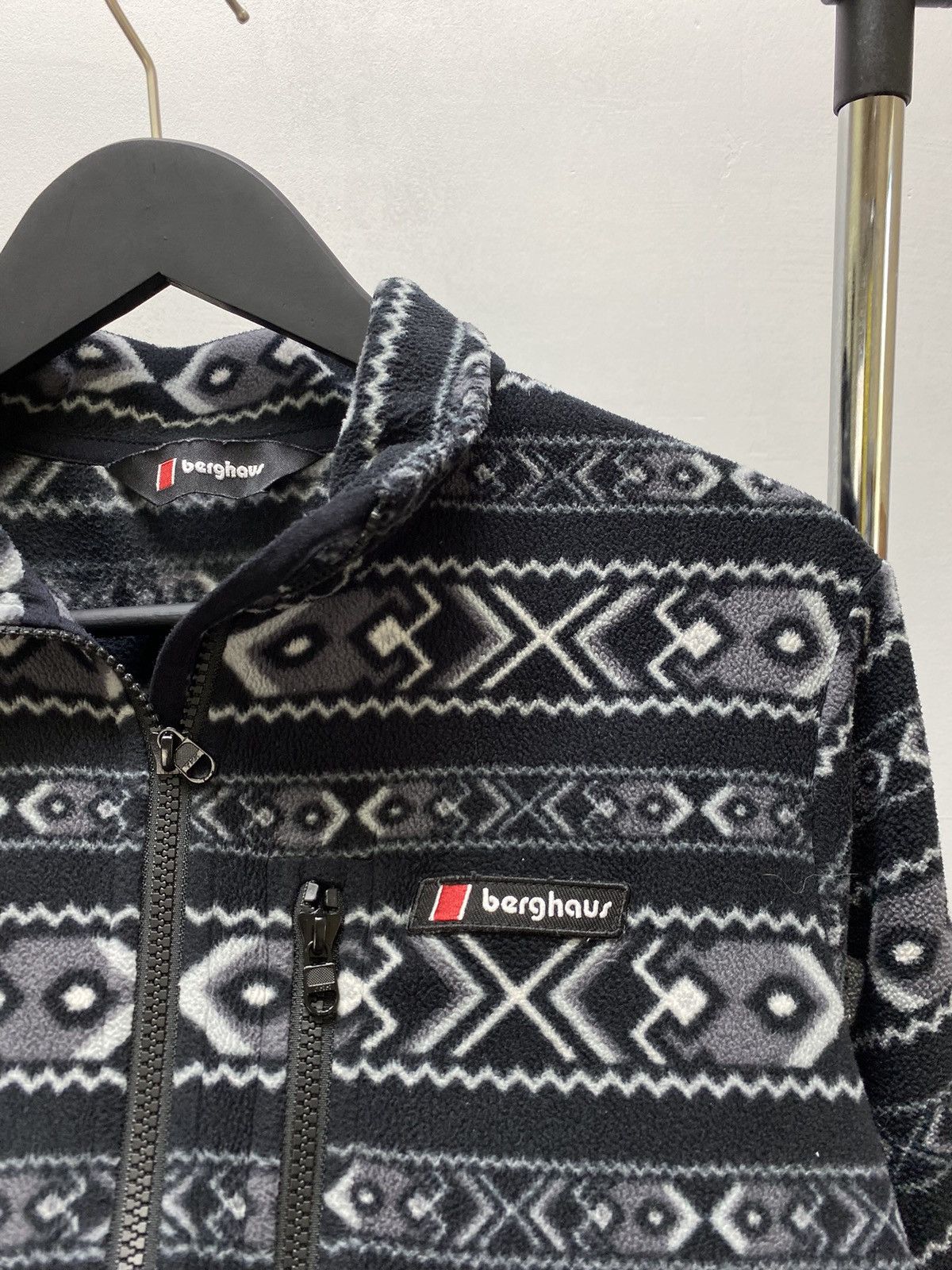Berghaus × Vintage BERGHAUS Prism Trango 1/2 Zip Print Fleece Hiking Y2k M580 Size US M / EU 48-50 / 2 - 10 Thumbnail