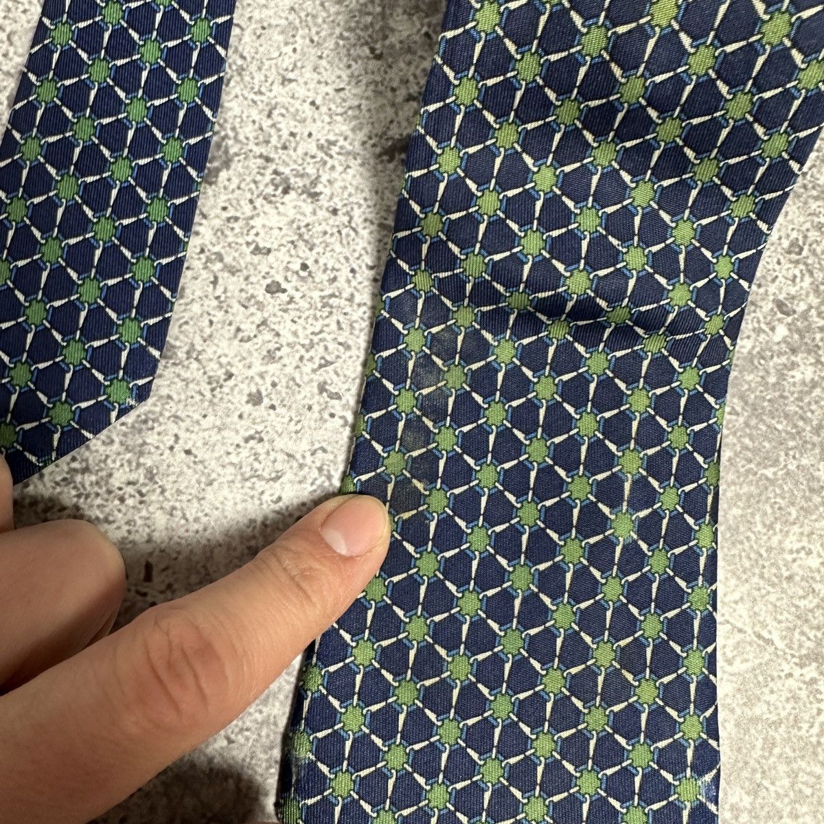 Hermes Vintage 90s Hermes Paris Silk tie France luxury y2k hype Size ONE SIZE - 2 Thumbnail