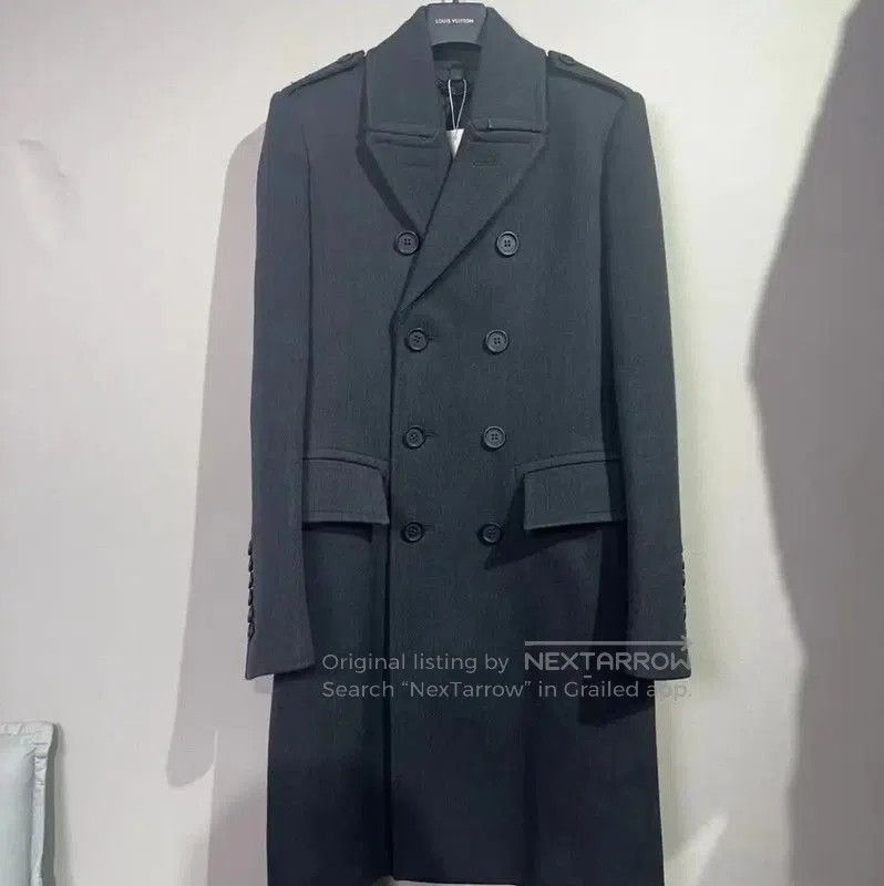 Burberry Burberry Black Cotton Men's Overcoat. Size US M / EU 48-50 / 2 - 1 Thumbnail