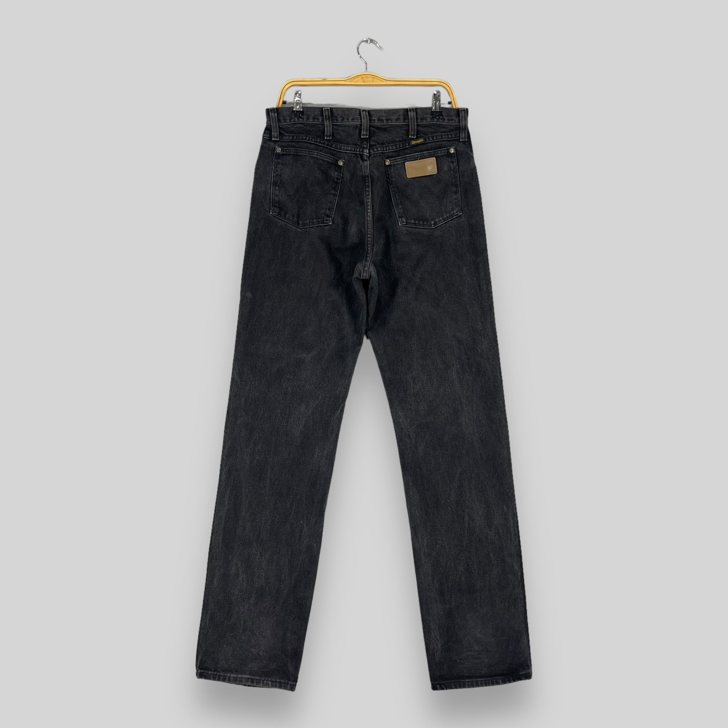 Vintage × Wrangler Size 32 Vintage Distressed Wrangler Black Washed Jeans Size US 32 / EU 48 - 5 Thumbnail