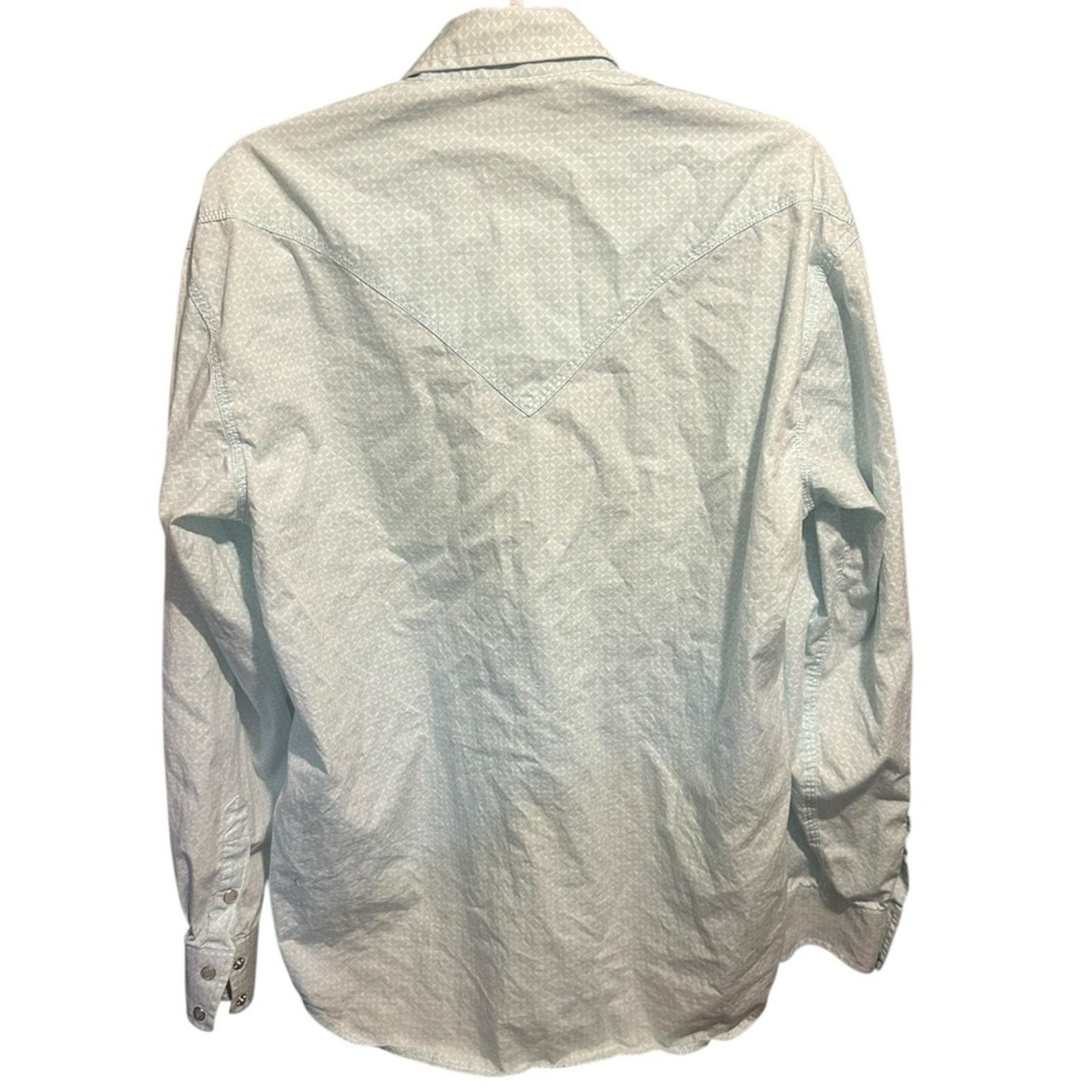 Stetson Stetson Blue Casual Button Down Shirt Size Medium western Size US M / EU 48-50 / 2 - 3 Thumbnail