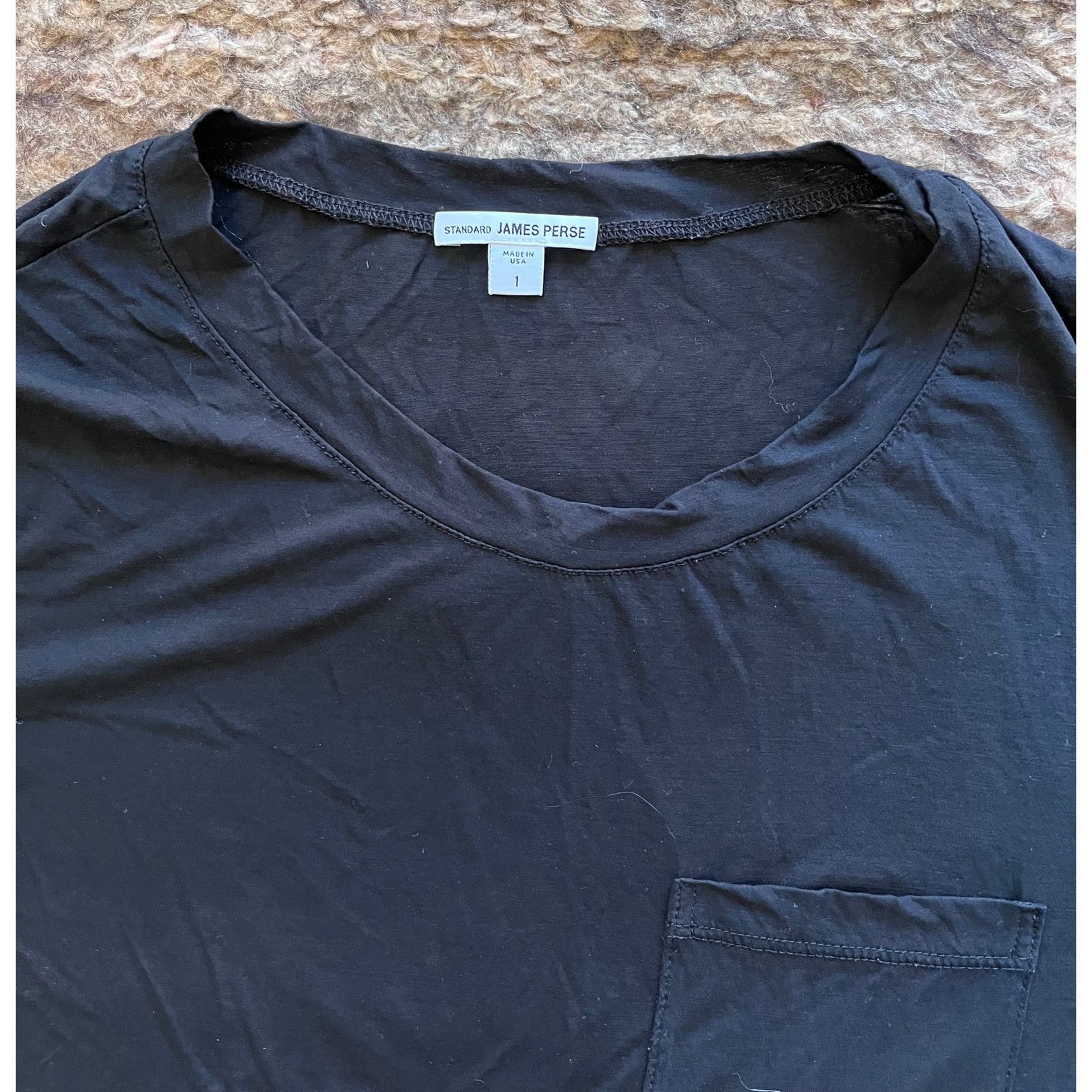 James Perse Women’s James Perse cotton tshirt black small Size S / US 4 / IT 40 - 3 Thumbnail
