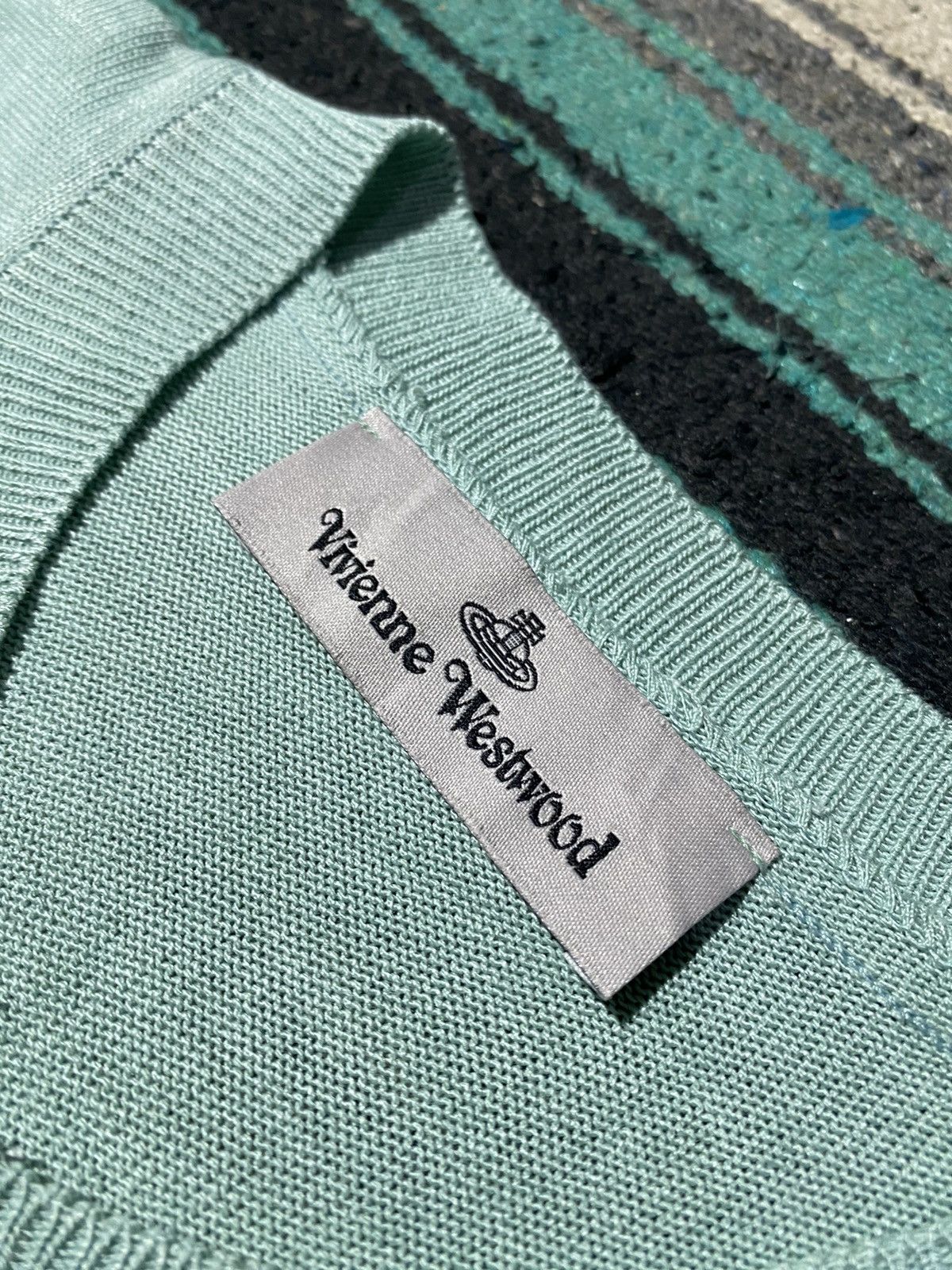 Vivienne Westwood Viviene Westwood Orb-embroidered Knitted T-shirt Size S / US 4 / IT 40 - 3 Thumbnail