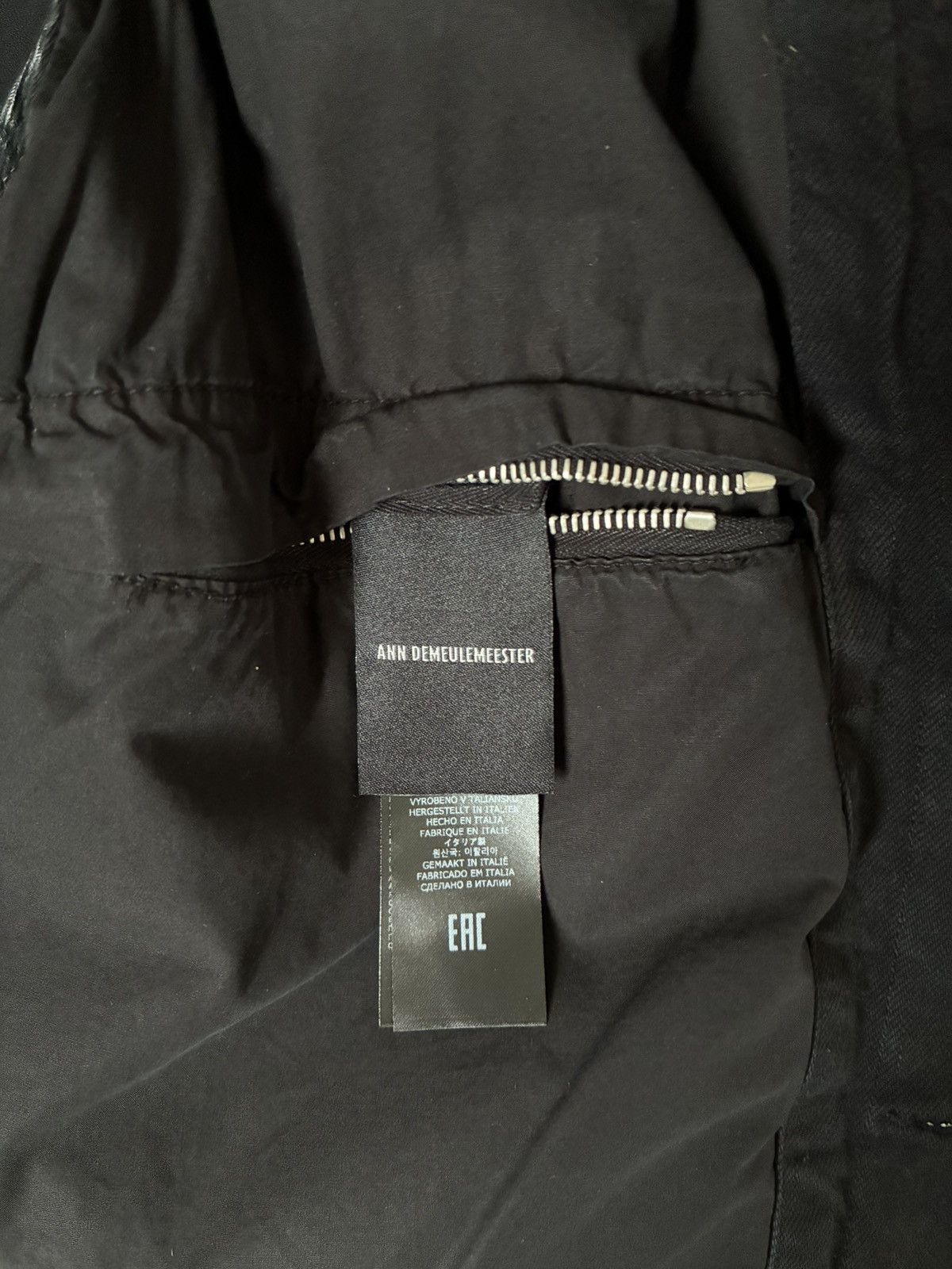 Ann Demeulemeester Ann Demeulemeester Juliette Sleeveless Waxed Denim Jacket Size XS / US 0-2 / IT 36-38 - 5 Thumbnail