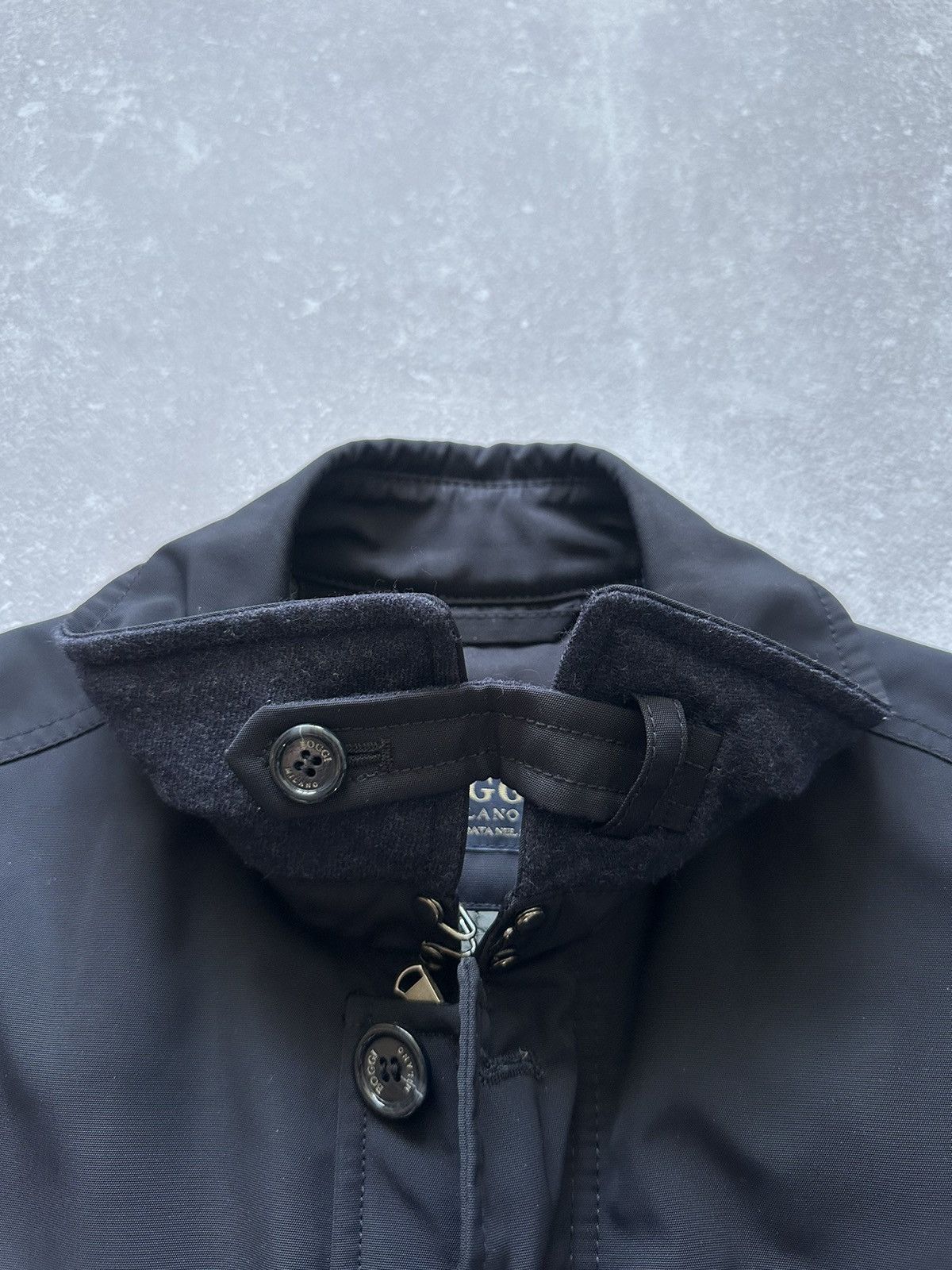 Boggi × Designer Boggi Milano Blue Button Down Coat Jacket Size 48 Size US M / EU 48-50 / 2 - 7 Thumbnail