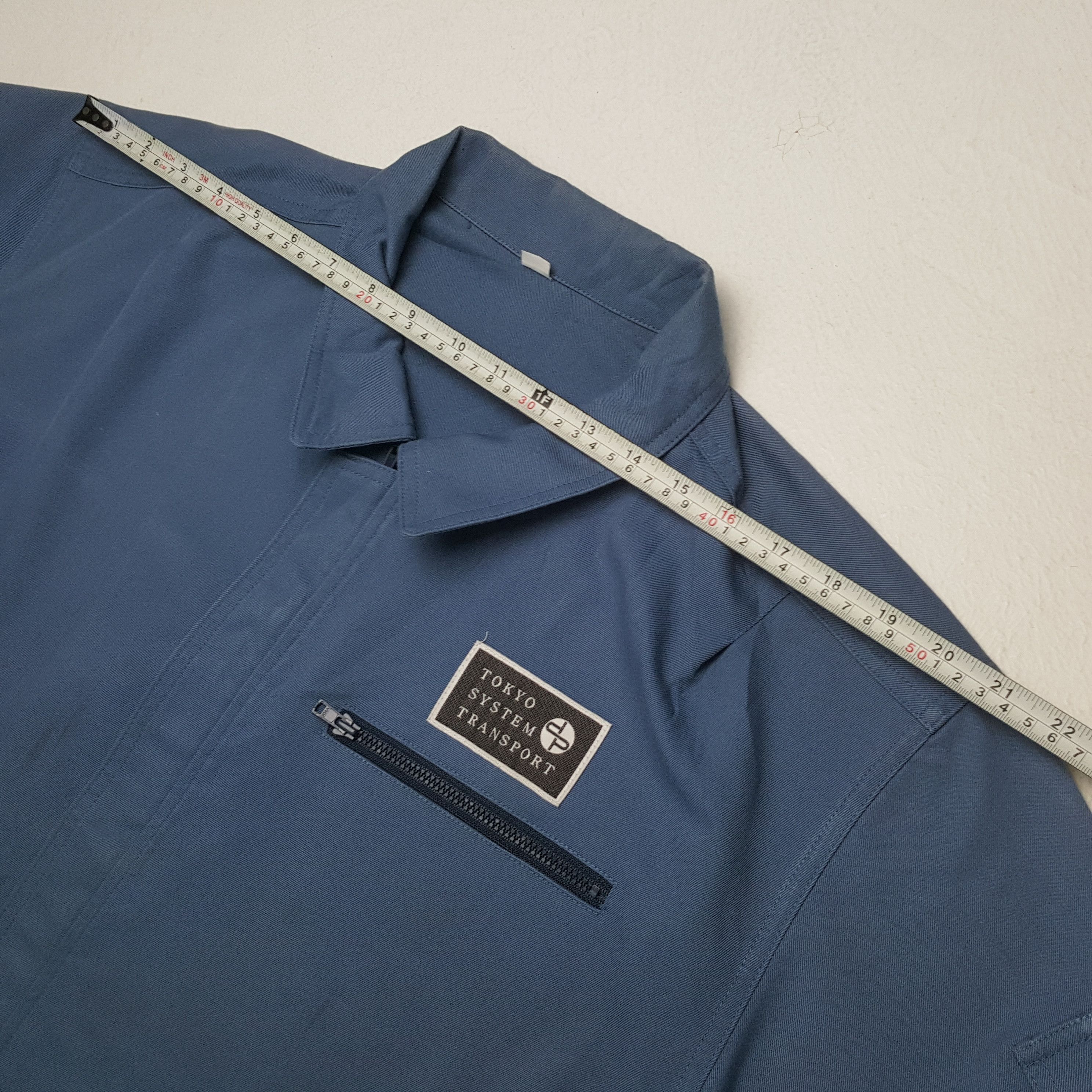 Japanese Brand × Vintage Vintage TOKYO SYSTEM TRANSPORT Staff Crew Jacket Size US L / EU 52-54 / 3 - 4 Thumbnail