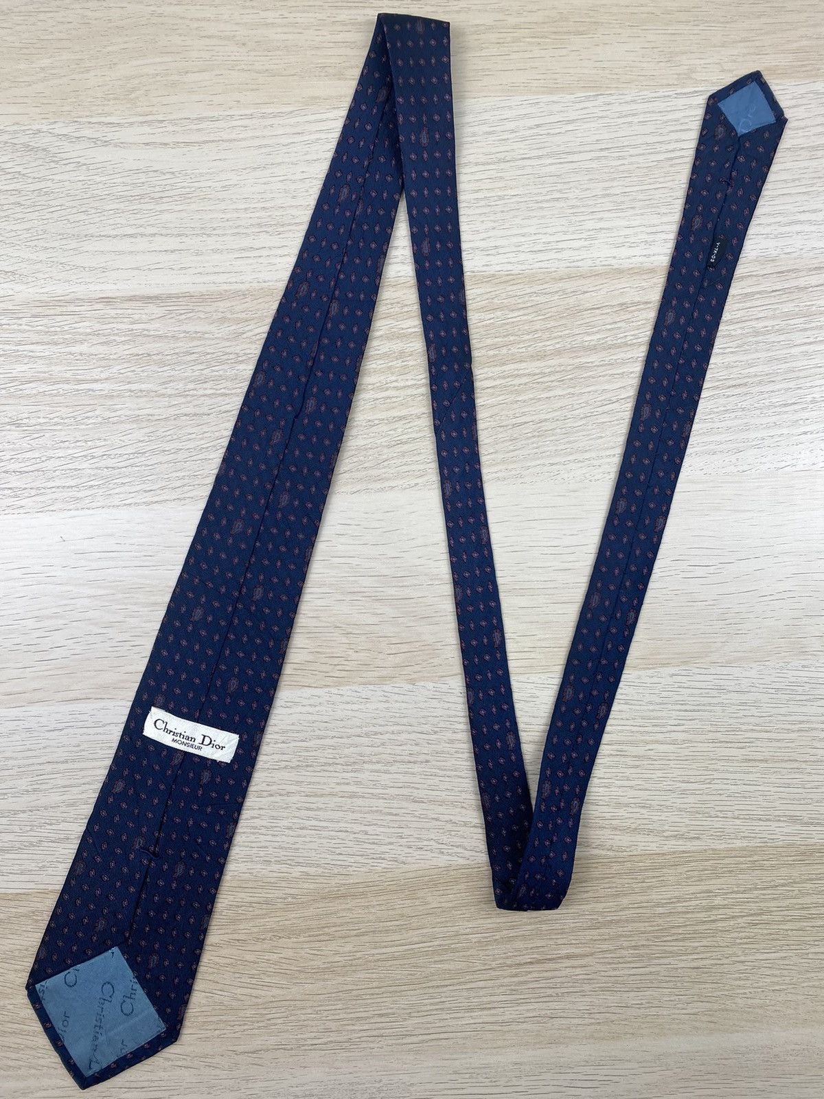 Christian Dior Monsieur Christian Dior Monsieur Silk Tie T32 Size ONE SIZE - 3 Thumbnail