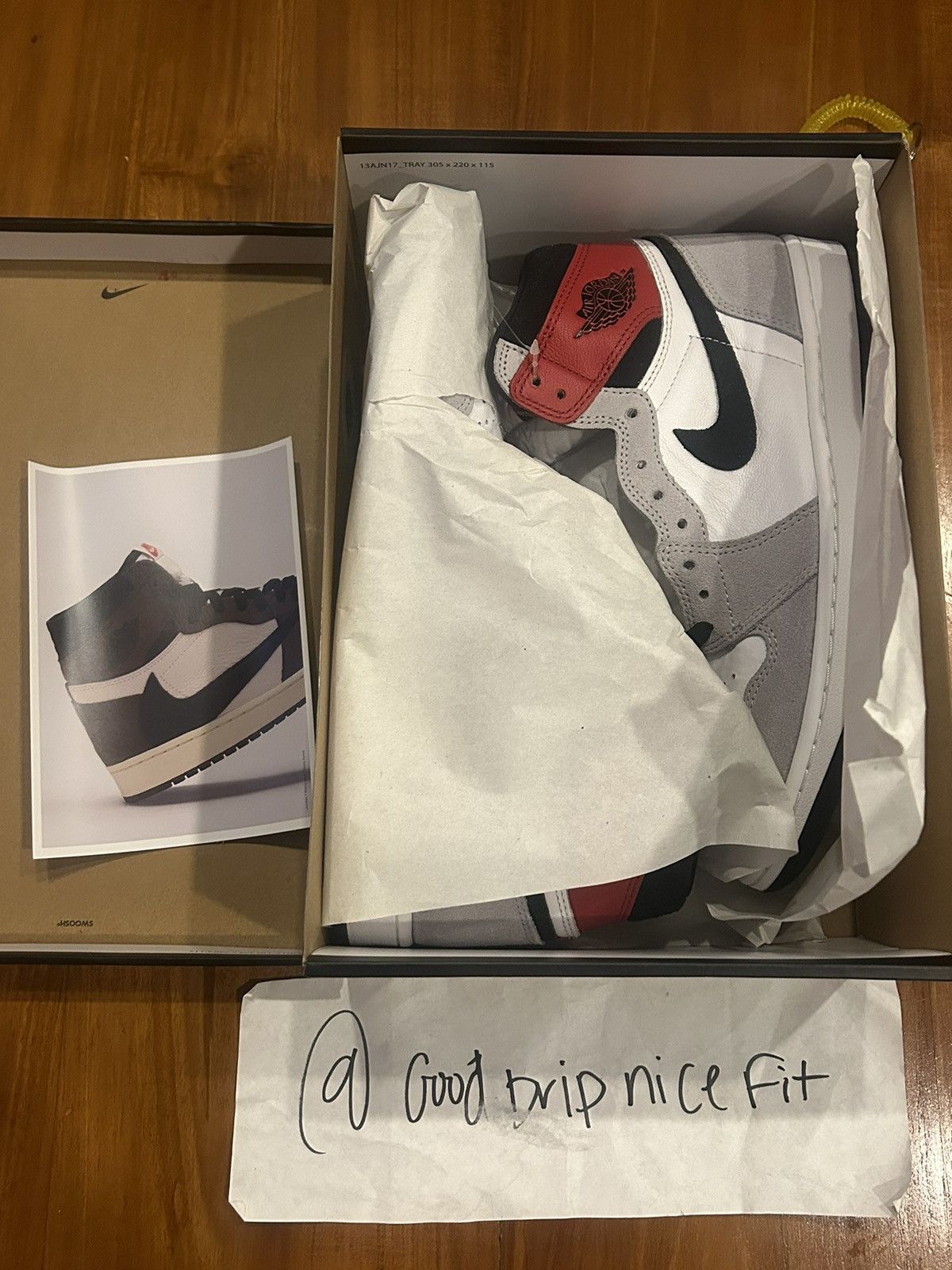 Jordan Brand Jordan 1 Retro High Light Smoke Grey Size US 8.5 / EU 41-42 - 2 Thumbnail