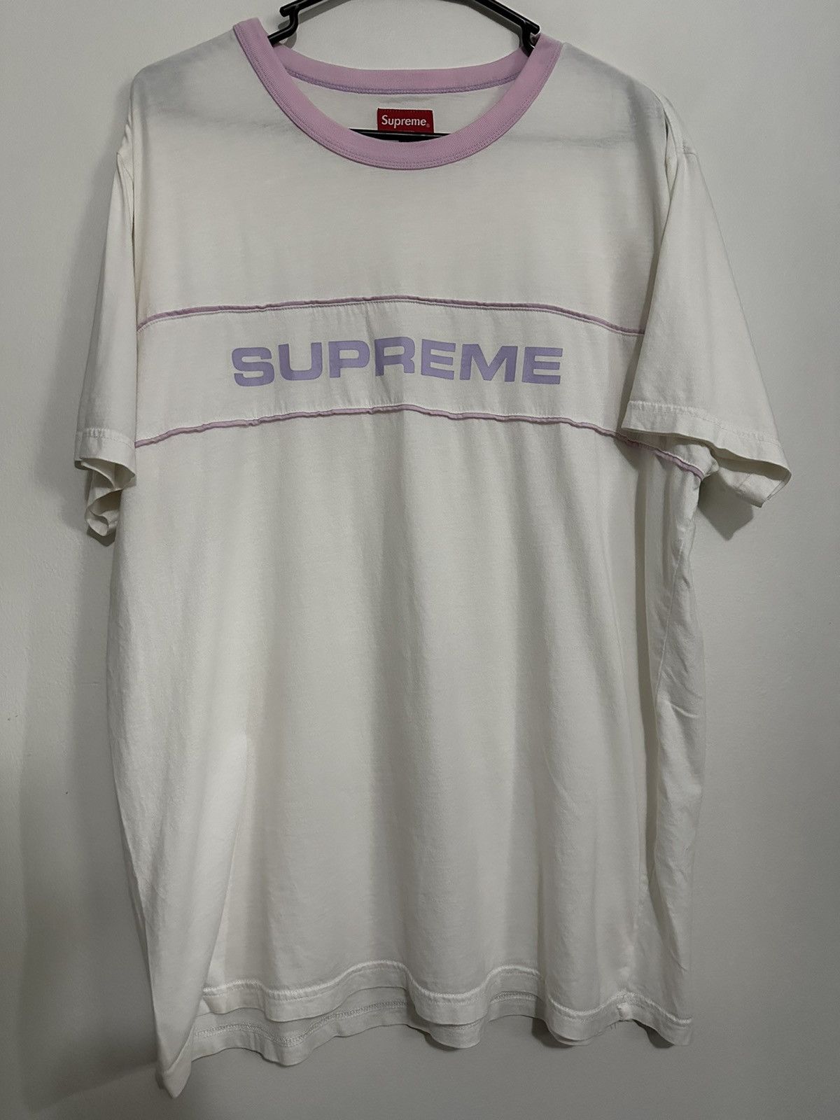 Supreme Supreme Team Ringer Tee | Grailed