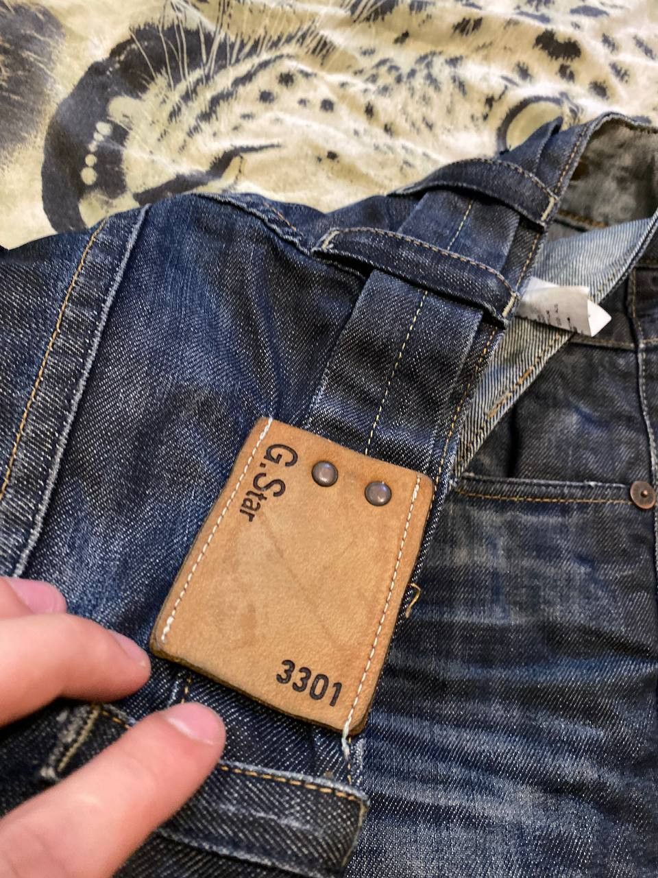 G-Star streetwear G-Star Raw 3301 blue jeans denim pants vintage Size US 32 / EU 48 - 3 Thumbnail