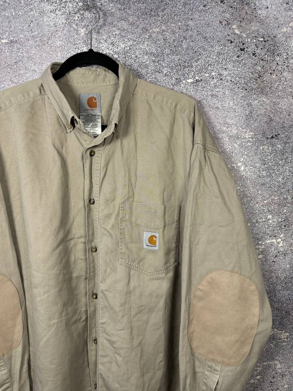 Carhartt RARE Vintage Carhartt Khaki Shirt Men's XL Size Size US XL / EU 56 / 4 - 2 Thumbnail