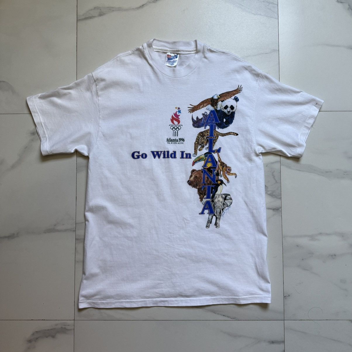 Vintage Vintage Go Wild In Atlanta ACOG T-Shirt Size US L / EU 52-54 / 3 - 2 Thumbnail