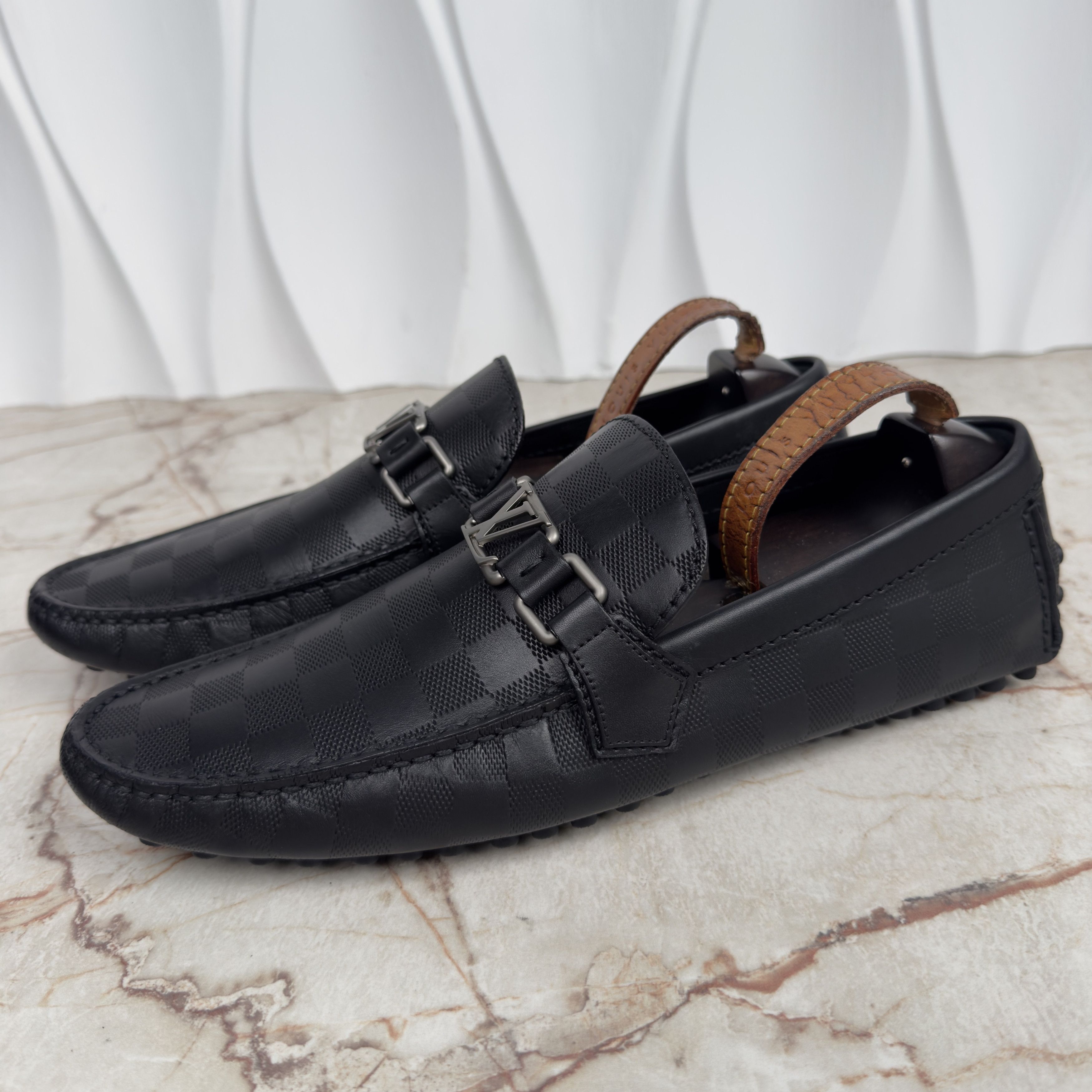 Louis Vuitton Hockenheim Damier Infini Driving Moccasins Size US 10.5 / EU 43-44 - 2 Thumbnail